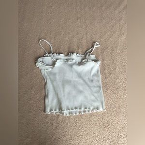 forever 21 M white crop-top!